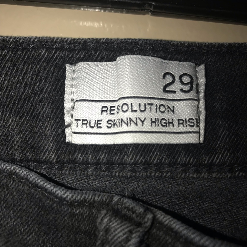 Black Ripped Skinny Jeans - Picture 3 of 3